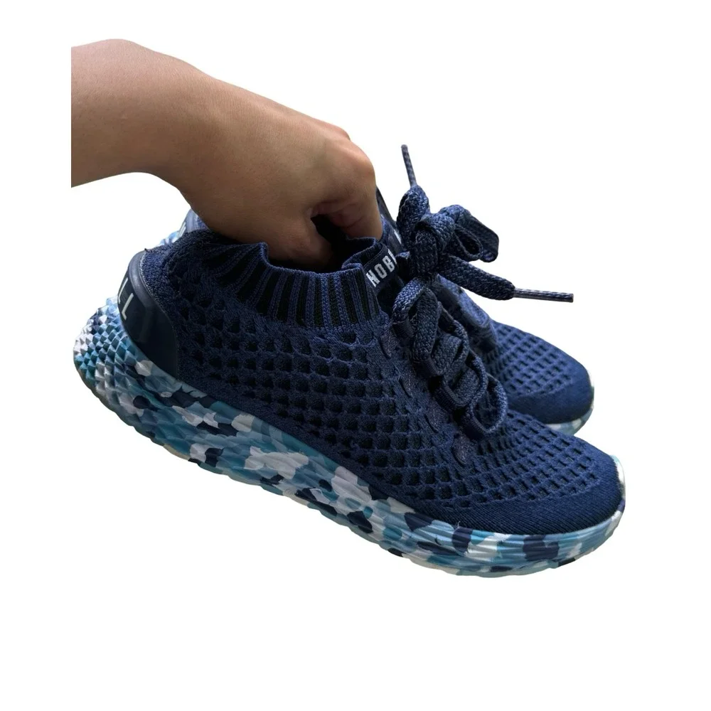 NOBULL‎ Mesh Runner Navy Blue Camo Training Shoes Womens 8 Mens 6.5